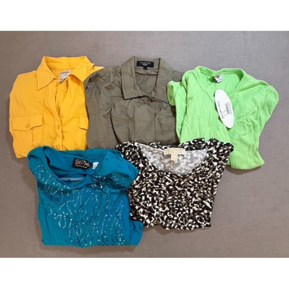 Lot Of 5 Blouses of Different Brands and Styles Women Large Pullover TopsLadies.